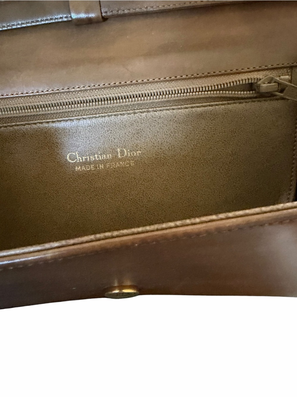Rare Vintage 1970’s Dior Leather Shoulder Bag - Picture 6 of 15